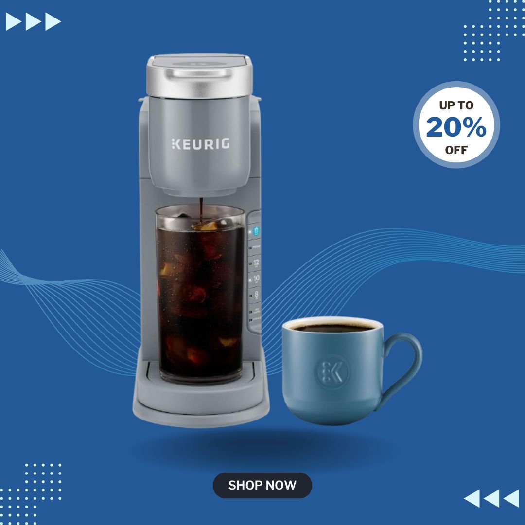 Keurig K Iced Single Serve Coffee Maker Brews Hot and Cold